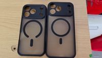 Coque de téléphone résistante aux chutes pour iPhone 17 16 15 14 13 12 Clés en métal Matte Skin Feeling Cover pour iPhone 17 air Matte Magnetic Case