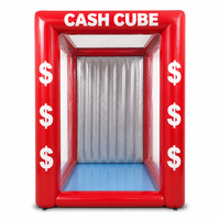 Cubo Inflable de PVC para Dinero - Uso Doméstico y Comercial en Exteriores