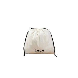 ZEHUI Custom Eco-Friendly High Quality Cotton <b>Canvas</b> <b>Drawstring</b> Dust <b>Bag</b> Garment Shoe Handbag Protection Packaging Logo Print - Product Image 1