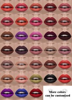 Cosmétiques véganes personnalisables avec logo, 63 couleurs, maquillage de luxe, gloss à lèvres nude imperméable, fournisseur de rouge à lèvres liquide mat personnalisé avec logo