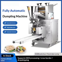 Machine à farcir les raviolis et samosas entièrement automatique en acier inoxydable motorisée de grande capacité 8000-20000 de la marque Najoo