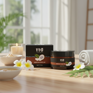 Huile de coco pure à 100% TTO Thermal 50gr, huile essentielle pressée à froid, raffermissante, anti-inflammatoire, hydratante, antibactérienne, soin du corps - Product Image 3