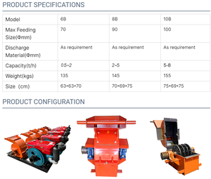 เครื่องบดเหล็กแบบพกพาขนาดเล็กขายดีที่สุดสำหรับงานก่อสร้าง ความจุสูง รวมส่วนประกอบหลัก - Product Image 6