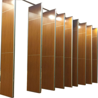 Cloison de séparation d'activités hôtelières personnalisée, cloison mobile, cloison amovible de type 65, panneau de cloisonnement pour restaurant en alliage d'aluminium