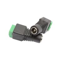 Connecteurs d'alimentation DC mâle 5,5*2,1 mm 2,5 mm, prise DC basse tension 2 broches mâle/femelle pour bande LED, câble rapide, accessoires