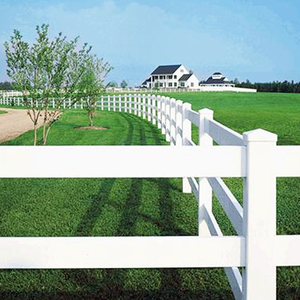 Clôture en PVC de haute qualité à 3 rails, clôture en PVC pour moutons, clôture en PVC à 3 rails <span class=keywords><strong>Fam</strong></span>, clôture en vinyle à 3 rails Ranch - Product Image 3
