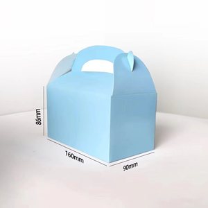 Candy Box Cake <b>Packing</b> Box 160x90x86mm With Handle Rectangle Food Packaging Paper <b>Boxes</b> - Product Image 1