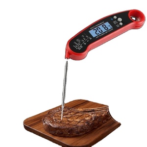 เทอร์โมมิเตอร์วัดอุณหภูมิเนื้อแบบดิจิตอลส่วนบุคคล - กันน้ำ อ่านค่าได้ทันที สำหรับบาร์บีคิว การทำอาหาร ขนม ของเหลว เนื้อวัว และอื่นๆ - Product Image 3