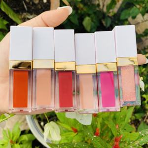 OEM logotipo personalizado maquillaje alto pigmento marrón brillo de <span class=keywords><strong>labios</strong></span> Etiqueta Privada hidratante duradero vegano líquido brillo de <span class=keywords><strong>labios</strong></span> al por mayor - Product Image 6