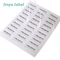 30 pièces étiquettes A4 feuille imprimable découpée adresse étiquettes auto-adhésives papier autocollant pour imprimante à jet d'encre