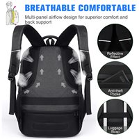 Personnalisation d'usine vente chaude USB charge épaule pochette d'ordinateur hommes affaires sac à dos sac d'ordinateur étanche voyage épaule
