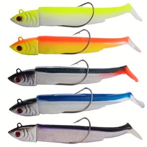 Señuelo de pesca QE-J25V/J30V con sonido de camarón de madera y anzuelos para pesca en agua salada - Product Image 4