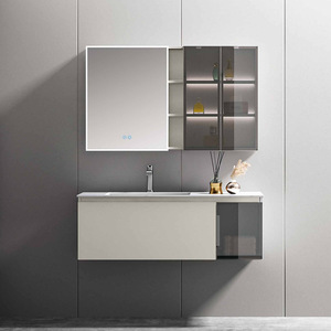 Smart <b>mirror</b> cabinet LED <b>mirror</b> cabinet frame bathroom cabinet combination cabinet <b>wall</b> cabinet storage - Product Image 1