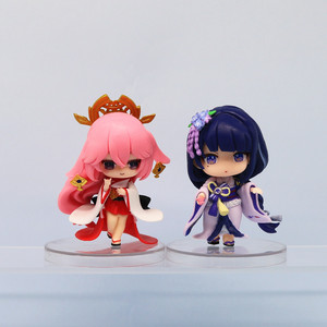 ชุดฟิกเกอร์อนิเมะน่ารัก <span class=keywords><strong>Genshin</strong></span> <span class=keywords><strong>impact</strong></span> Wanderer yae Miko <span class=keywords><strong>Hu</strong></span> <span class=keywords><strong>TAO</strong></span> ขนาด9.5ซม. - Product Image 6