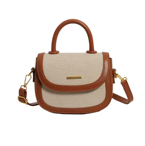 Bolso de lona impermeable personalizado al por mayor con una sola correa para mujer - Product Image 3