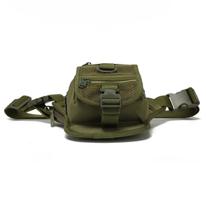 QXMOVING Sac de jambe et de taille étanche pour moto en tissu Oxford avec fermeture éclair antivol, sac bandoulière pour sports de plein air, voyage, course à pied et cyclisme - Product Image 4
