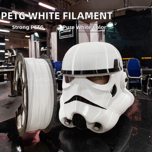 Filament d'impression 3D OEM PETG blanc basique 1,75 mm sur bobine - Product Image 2