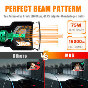 Haute Luminosité 15000 Lumen Led Faros H7H11 Lumière Voiture Ampoule H1Canbus Luces H4 Led Phares Auto Led Phares pour Voitures <span class=keywords><strong>150</strong></span> Wats - Product Image 2