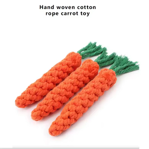 Juguetes de Cuerda de Algodón para Perros, Divertidos y con Sonido, para Limpiar los Dientes, Interactivos, para Uso Diario - Product Image 3