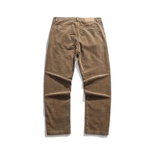 <span class=keywords><strong>Pantalones</strong></span> <span class=keywords><strong>de</strong></span> <span class=keywords><strong>pana</strong></span> <span class=keywords><strong>baratos</strong></span> personalizados para <span class=keywords><strong>hombre</strong></span>, pantalón largo y holgado Regular, con cremallera, color marrón, <span class=keywords><strong>pana</strong></span>, Chinos - Product Image 2