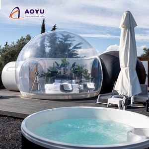 Tienda de Campaña Tipo Burbuja Transparente Inflable Comercial Para Glamping de Lujo Con 2 Habitaciones y Baño Para Publicidad Exterior en Hoteles y Resorts - Product Image 4