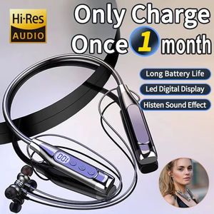 HM-070 autour du cou <span class=keywords><strong>casque</strong></span> affichage de la batterie LED <span class=keywords><strong>avec</strong></span> microphone tour de cou <span class=keywords><strong>casque</strong></span> semi-intra-auriculaire suppression du bruit - Product Image 2