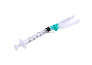 Factory Direct Supply Sterile Safety Hypodermic Needle Disposable 3 Ml Luer Lock Syringe With Safety Needle For Medical Use