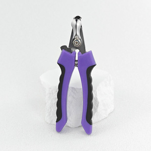 <b>Pet</b> Nail <b>Clippers</b> Stainless Steel Orange Purple Convenient <b>For</b> Dog Cat Paw Trimming - Product Image 4