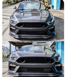 Kit carrosserie style Mach1 pour pare-chocs avant de voiture, avec calandre noire, pour Ford Mustang 2015 2016 2017 - Product Image 6