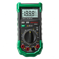 Multimètre numérique MS8261 avec rétroéclairage LCD, tension AC/DC, courant, résistance, capacité, testeur de transistors HFE, 3,5 chiffres