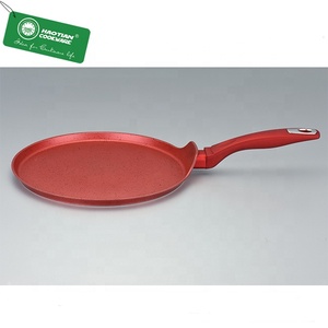 <span class=keywords><strong>Prix</strong></span> usine de poêle à crêpe antiadhésive en aluminium forgé avec poignée en bakélite pour poêle à pizza à induction - Product Image 6