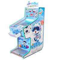 Machine de flipper pour enfants à monnayeur, à commande par levier, avec distributeur de tickets de récompense, mécanisme à monnayeur, alimentation 110/220V, un joueur