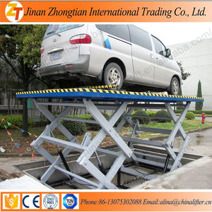 Dijual peralatan angkat mobil lift gunting mobil diakui CE - Product Image 2