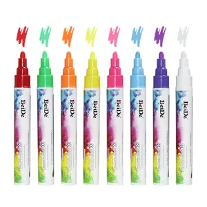 6Mm बिक्री पर बच्चों के लिए पानी-आधारित रंग व्यामार्जनीय तरल चाक मार्कर पेंटिंग और हाइलाइटर विज्ञापन बोर्ड का नेतृत्व किया