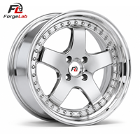 ForgeLab - Lot de 2 jantes forgées à lèvre polie profonde, disponibles en 18, 19, 20 pouces, entraxes 5x112, 5x114.3, 5x120, 5x100, compatibles Work Skyline GTR R32 R33 R34 370z G20 G30