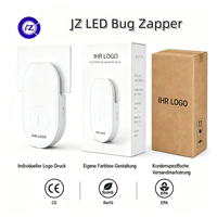 Piège à insectes collant JZ ABS pour l'intérieur, écologique, anti-moustiques, avec lampe LED et veilleuse