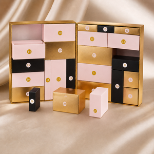Boîte cadeau <span class=keywords><strong>de</strong></span> luxe personnalisée à 22 tiroirs avec fermeture magnétique pour parfums, cosmétiques, aliments, <span class=keywords><strong>calendrier</strong></span> <span class=keywords><strong>de</strong></span> <span class=keywords><strong>l</strong></span>'<span class=keywords><strong>avent</strong></span> <span class=keywords><strong>de</strong></span> Noë<span class=keywords><strong>l</strong></span> - Product Image 2