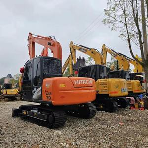 Excavadora de orugas de <span class=keywords><strong>7</strong></span> toneladas usada Hitachi Zaxis 70 Hitachi EX70 ZX60 EX60, miniexcavadora Hitachi ZX70, gran oferta - Product Image 4
