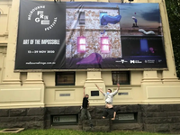 Bannière publicitaire extérieure personnalisée pour les festivals et les événements communautaires