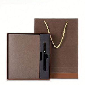 Custom Logo Eco-friendly A5 Notebook Pen <b>Gift</b> Set Silk Screen Printed Cover Magnet Souvenir Corporate Business Earth Day <b>Gift</b> - Product Image 2