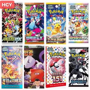 HCY 100% Original Versión Coreana Pokémon SV2A 151, Inferno X MEGA M2, SV3, SV11 Paquete de <span class=keywords><strong>Cartas</strong></span> Coleccionables - Product Image 1