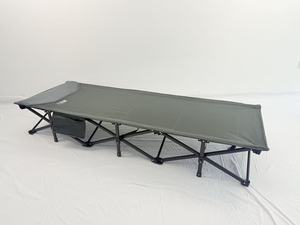Modern Outdoor 14-Leg <b>Folding</b> <b>Bed</b> & Lounge Chair Portable 600D Oxford Fabric Stainless Steel Frame <b>Bed</b> for Camping YX-1004-1 Min - Product Image 3