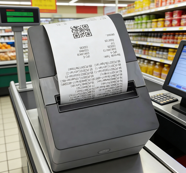 Handsfree 80mm Thermal Receipt Printer 203DPI USB/Ethernet POS Bill Printer for Supermarket & Hospital Use in Stock