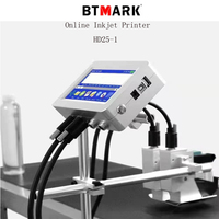 Bande transporteuse portative de Machine d'impression de logo d'imprimante Tij en ligne continue à grande vitesse pour la petite entreprise de carte PCB de bouteille en verre