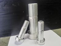 Болт-шарнир для решетчатых конструкций, прямые поставки с завода, настраиваемый размер, сталь 40Cr, с плоской головкой, оцинкованный (Dacromet/Blank Zinc Plated)