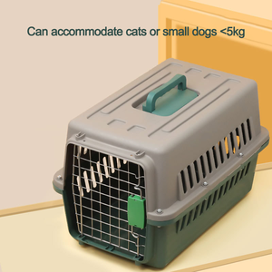 Küçük evcil hayvan taşıyıcı kutu için geri dönüşümlü malzemeler açık seyahat evcil hayvan taşıyıcı kafes - Product Image 4