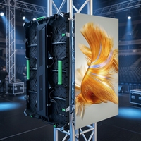 Écran LED P3.9 500x1000 à louer, boîtier en aluminium moulé sous pression, maintenance arrière, connexion par câble, moule privé, affichage LED