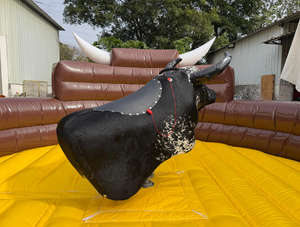 EASYFUN Castillo Hinchable con Efecto de Humo, Toro de Rodeo, Juguete de Toro de Rodeo de Lucha Española, Juego de Carnaval Personalizado con Pelo de Vaca Genuino - Product Image 3