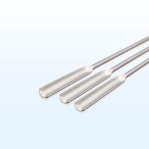 Espátula y Cuchara Semi-redonda de Acero Inoxidable de 180 mm, Pulida, en Forma de U, de HAIJU LAB - Product Image 1