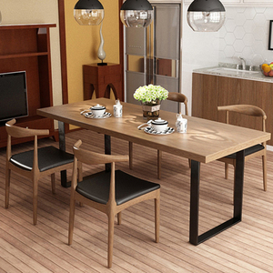 Pas cher noir en acier inoxydable table à manger et chaise ensembles conceptions pour salle à manger - Product Image 5
